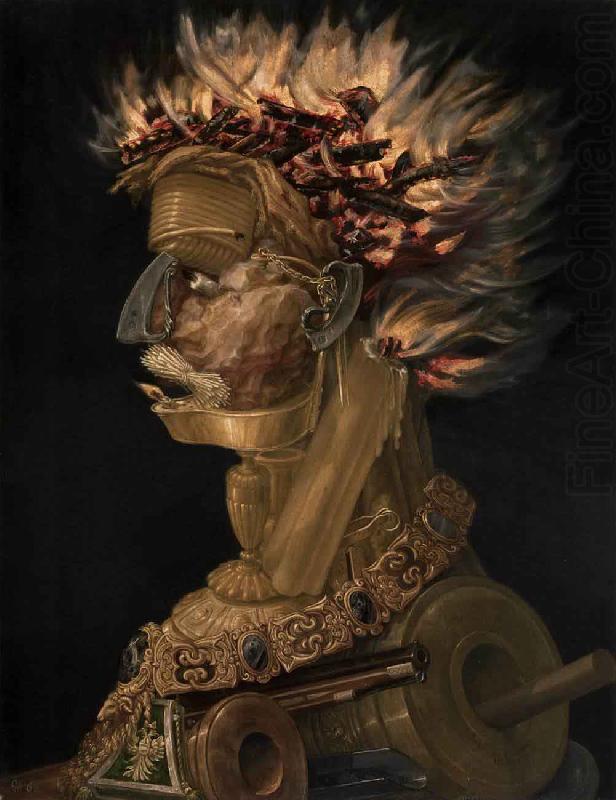 Giuseppe Arcimboldo Fire china oil painting image